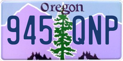 OR license plate 945QNP