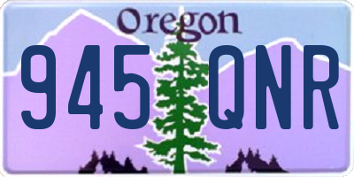 OR license plate 945QNR