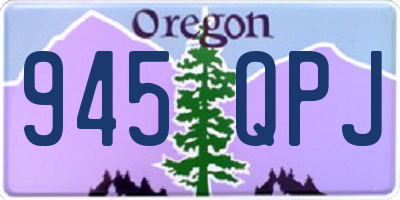 OR license plate 945QPJ