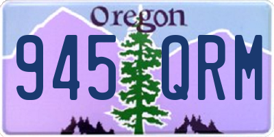 OR license plate 945QRM