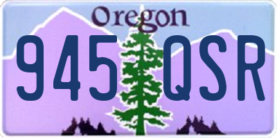 OR license plate 945QSR