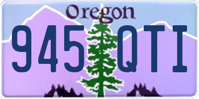 OR license plate 945QTI