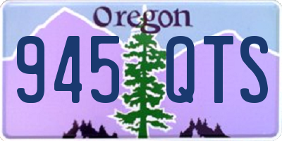 OR license plate 945QTS