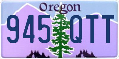 OR license plate 945QTT
