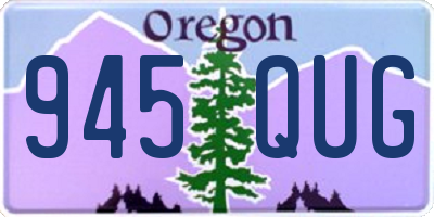 OR license plate 945QUG