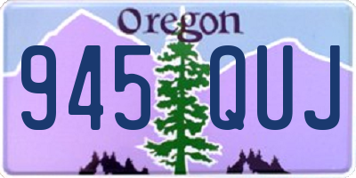 OR license plate 945QUJ
