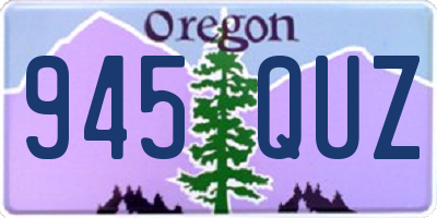 OR license plate 945QUZ