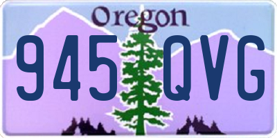 OR license plate 945QVG
