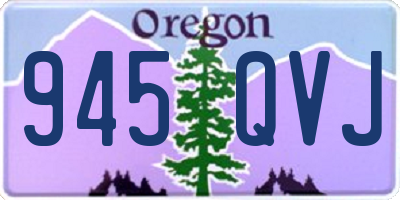 OR license plate 945QVJ