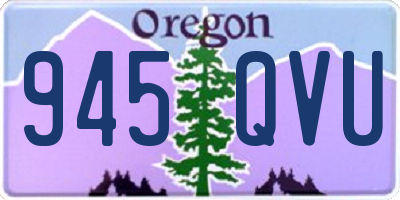 OR license plate 945QVU