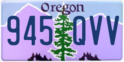 OR license plate 945QVV
