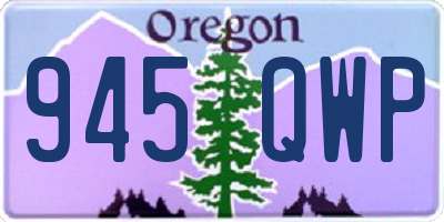 OR license plate 945QWP