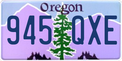 OR license plate 945QXE