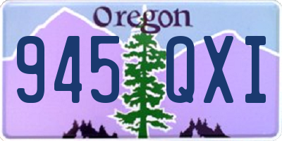 OR license plate 945QXI