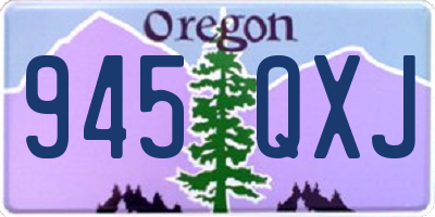 OR license plate 945QXJ