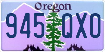 OR license plate 945QXO