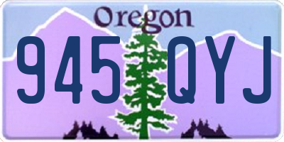 OR license plate 945QYJ