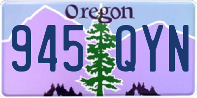 OR license plate 945QYN