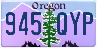 OR license plate 945QYP