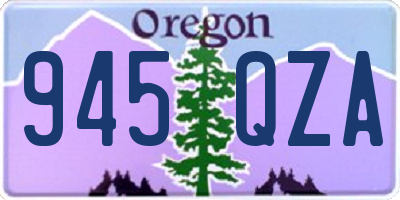 OR license plate 945QZA