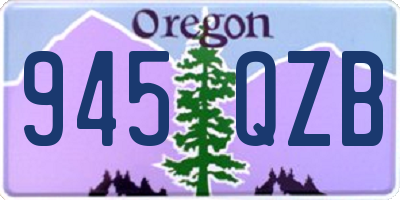 OR license plate 945QZB