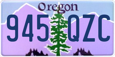 OR license plate 945QZC