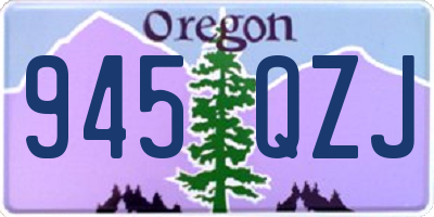 OR license plate 945QZJ