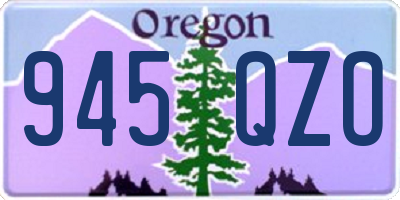 OR license plate 945QZO