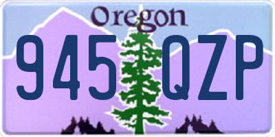 OR license plate 945QZP