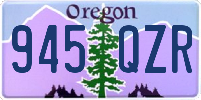 OR license plate 945QZR