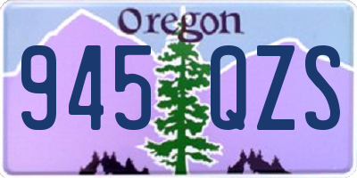 OR license plate 945QZS