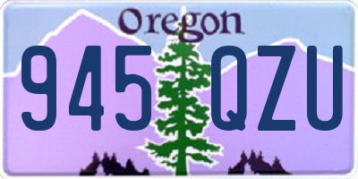 OR license plate 945QZU