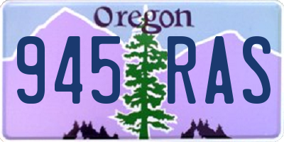 OR license plate 945RAS