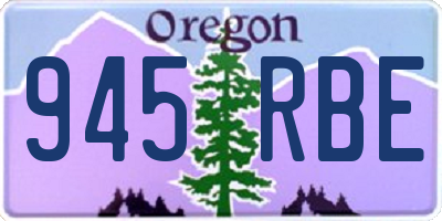 OR license plate 945RBE