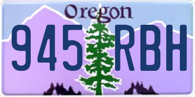 OR license plate 945RBH