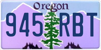 OR license plate 945RBT