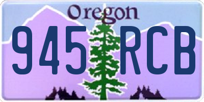OR license plate 945RCB