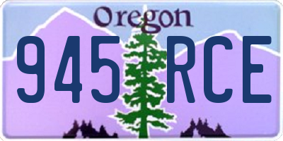OR license plate 945RCE