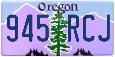 OR license plate 945RCJ