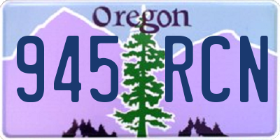 OR license plate 945RCN