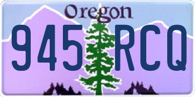OR license plate 945RCQ