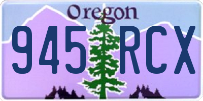 OR license plate 945RCX