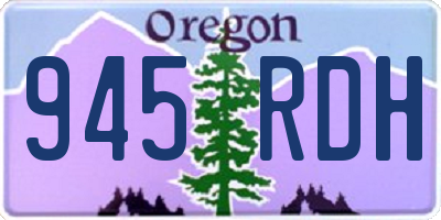OR license plate 945RDH