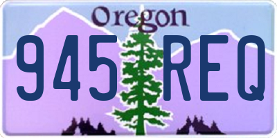 OR license plate 945REQ