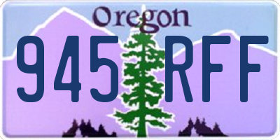 OR license plate 945RFF