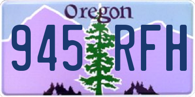OR license plate 945RFH