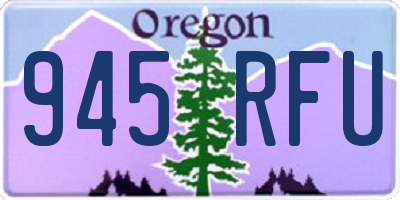 OR license plate 945RFU