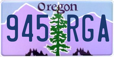 OR license plate 945RGA
