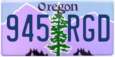 OR license plate 945RGD
