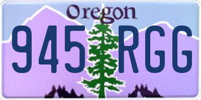 OR license plate 945RGG